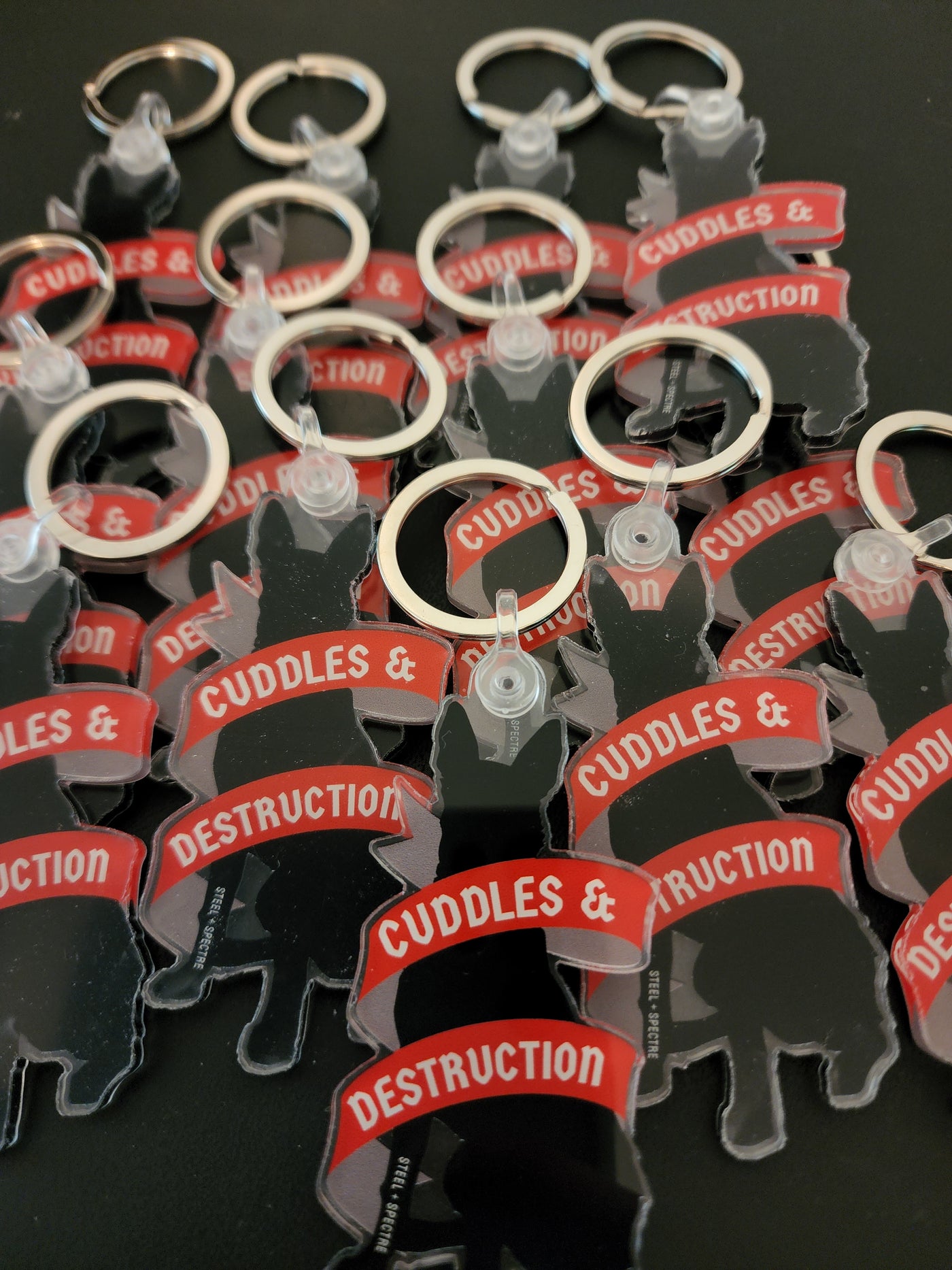 Cuddles & Destruction Keychain
