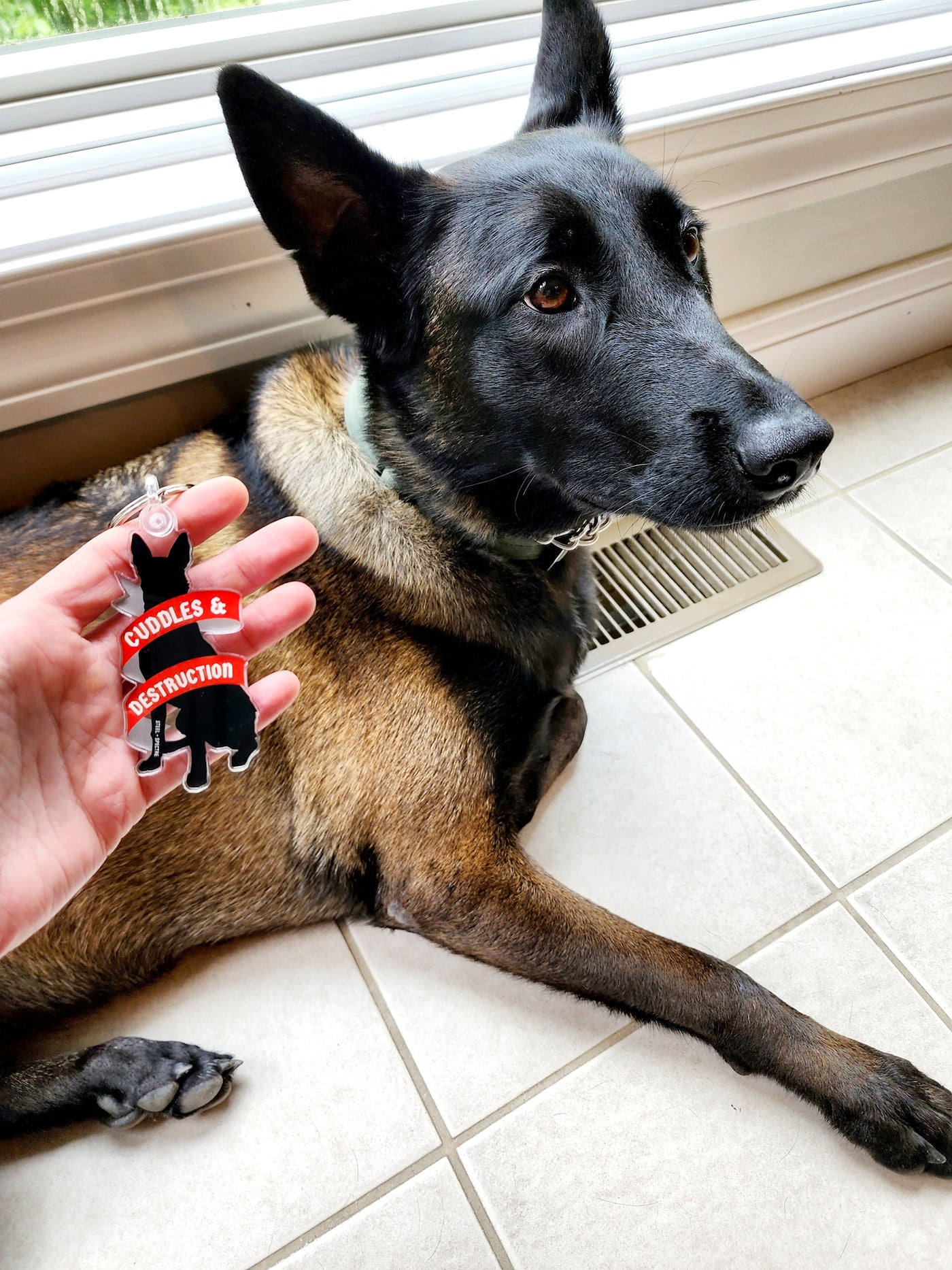 Cuddles & Destruction Keychain