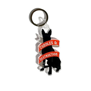 Cuddles & Destruction Keychain