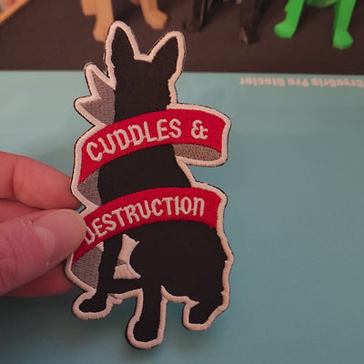 Cuddles & Destruction Sew-On Patch