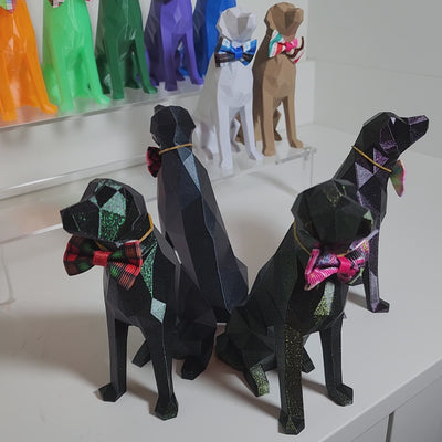 3D Printed Decorative Dog Figurines